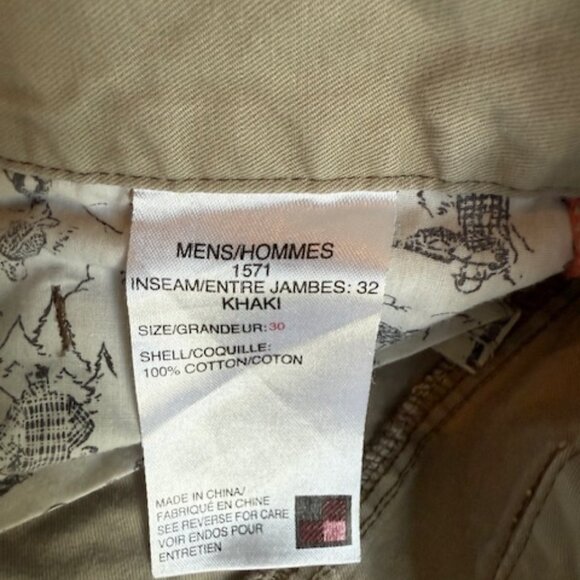 Pre-Loved Woolrich Khaki Chino - Men's 32 - Picture 6 of 7